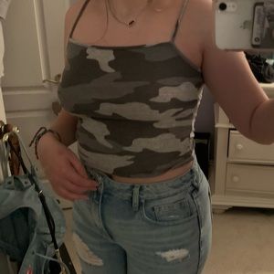Camo tank top from Garage